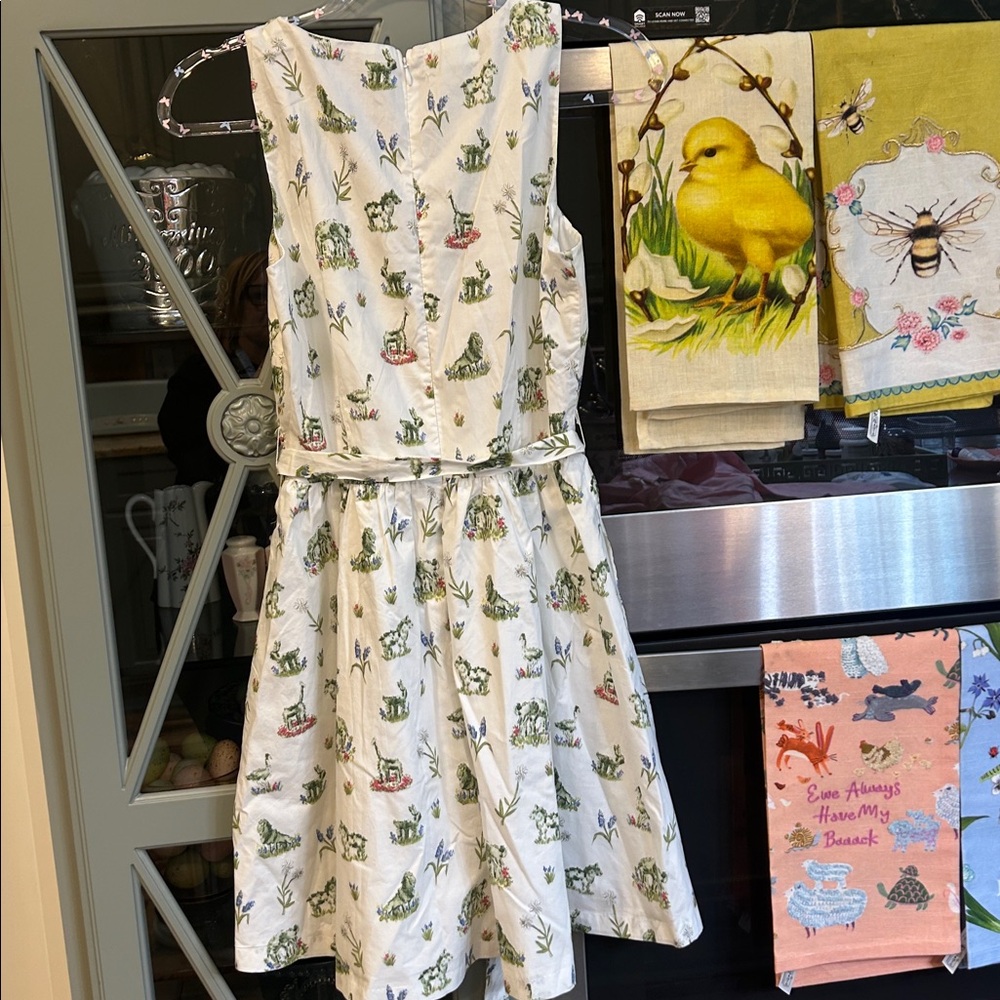 Sarah Patrick Kiel James Patrick Topiary Gardens Toile dress size 6 - Picture 5 of 7